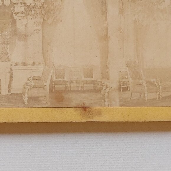 ANTIQUE STEREOGRAPH Card Interior Palace of Versailles Paris France - Picture 2 of 3